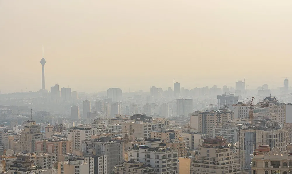 عبور شاخص آلودگی هوا از مرز ۲۰۰واحد در شرق تهران