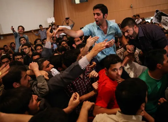 حضور جنجالی جلیلی در پلی‌تکنیک +تصاویر