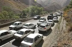 ترافیک در جاده کرج - چالوس