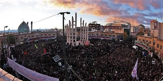 اجتماع با شکوه زینبیون زنجان + فیلم