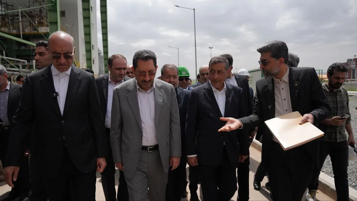 بازدید معاون رییس‌جمهور و وزیر صمت از دو طرح ایدرو در کرمانشاه