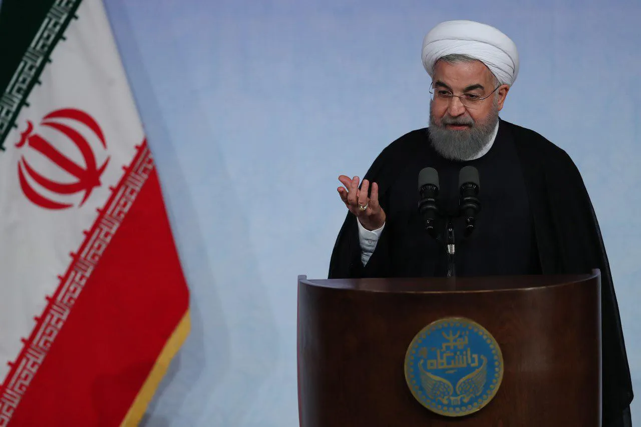 روحانی پاسخ ترامپ را داد +عکس