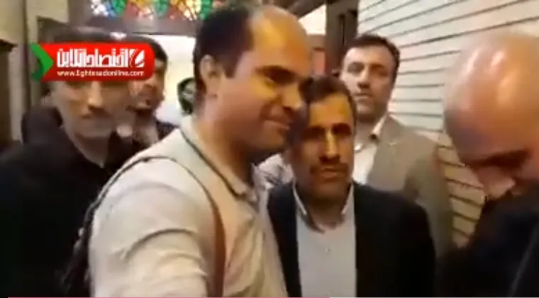 روبوسی احمدی‌نژاد و محسن هاشمی +فیلم