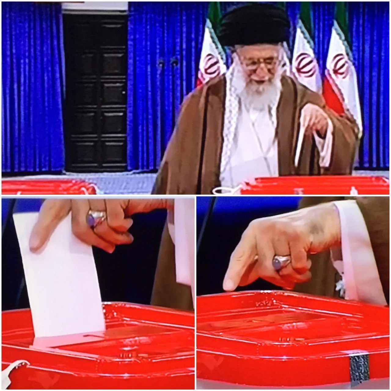 انگشتر زیبا و منحصربفرد رهبر فرزانه انقلاب +عکس