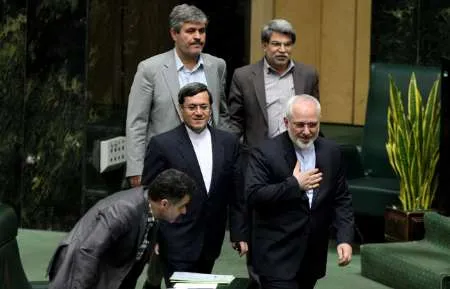 ظریف وارد جلسه علنی مجلس شد