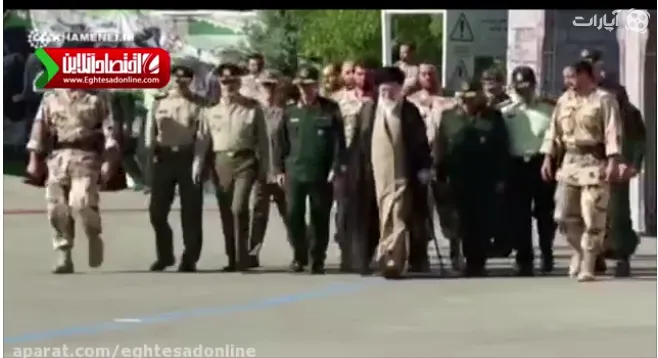 حضور فرمانده کل قوا صبح امروز در دانشگاه افسری +فیلم