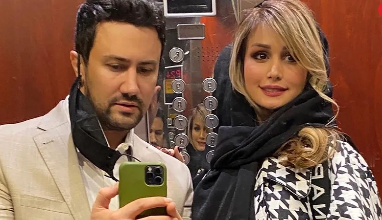 سوپرایز احساسی شاهرخ استخری برای همسرش در فرودگاه + فیلم
