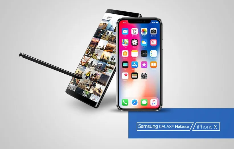 آیفون ۱۰ بهتر است یا گلکسی نوت ۸؟ +تصاویر