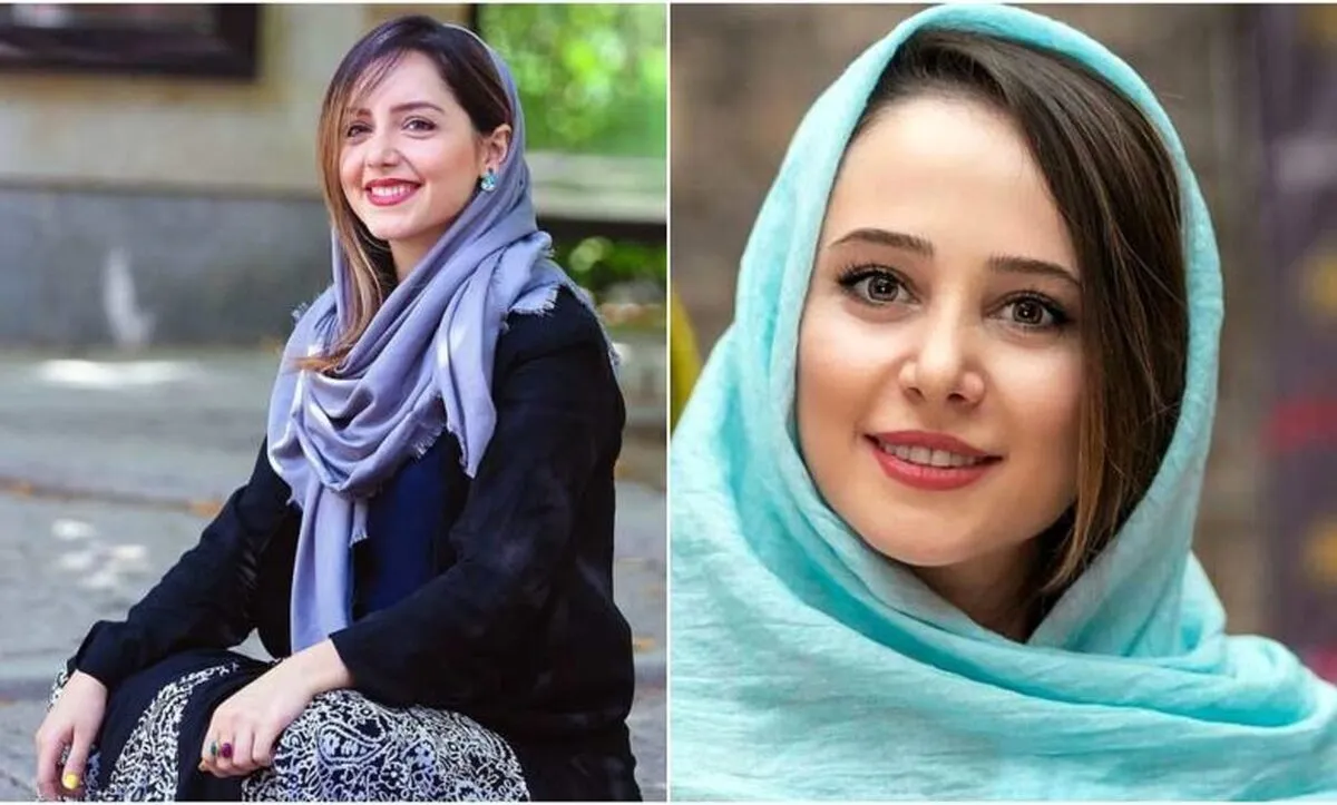 ۲ نفره جذاب نارنین بیاتی و الناز حبیبی + عکس