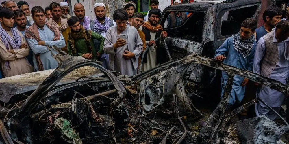 حمله اشتباه آمریکا در افغانستان