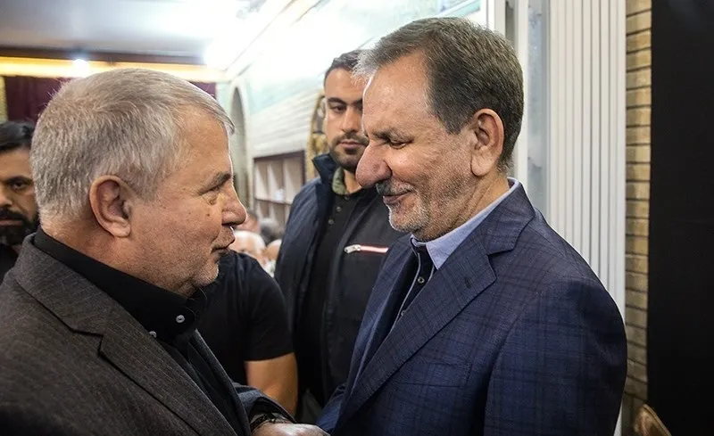 خوش‌وبش اسحاق جهانگیری و علی پروین +عکس
