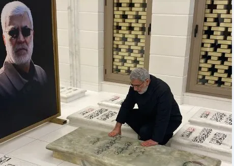 سفر سردار قاآنی به عراق + عکس