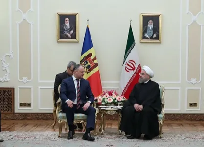 President Rouhani, Moldovan counterpart opt for expanding relations