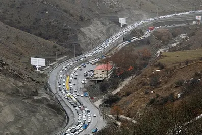 مسافران-بخوانند-محدودیت-تردد-در-آزادراه-تهران-شمال