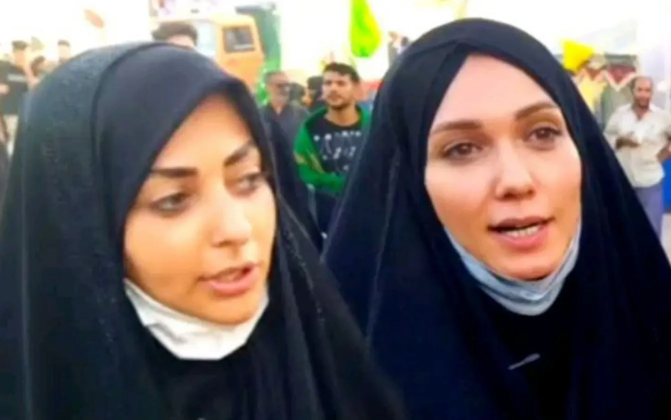 بازیگران معروف زن در پیاده روی اربعین کربلا + فیلم