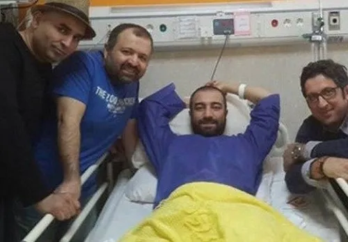 مجید صالحی قلبش را عمل کرد + عکس