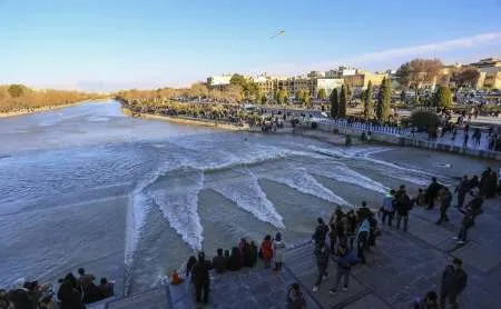 افزایش حجم آب زاینده رود