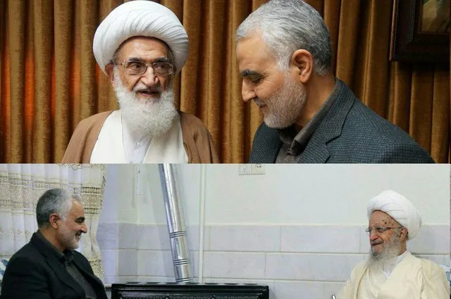 دیدار سردار سلیمانی با ۴ مرجع تقلید