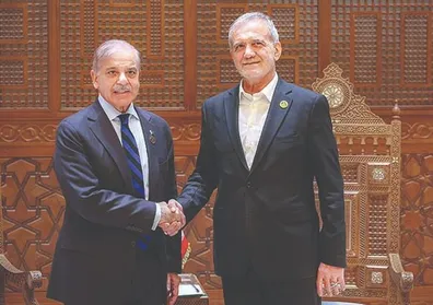 سعدی-خوانی-شهباز-شریف-در-نشست-خبری-با-پزشکیان-فیلم