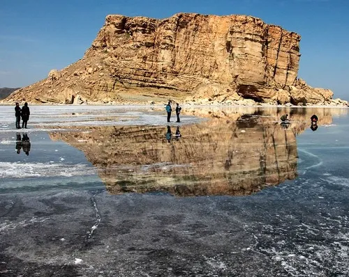 تصاویری از حال این روزهای دریاچه ارومیه