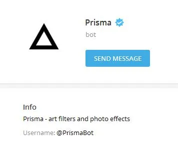 اپلیکیشن پرطرفدار Prisma به تلگرام آمد!