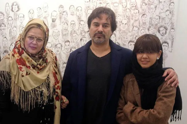 زوج بازیگر و دخترشان +عکس
