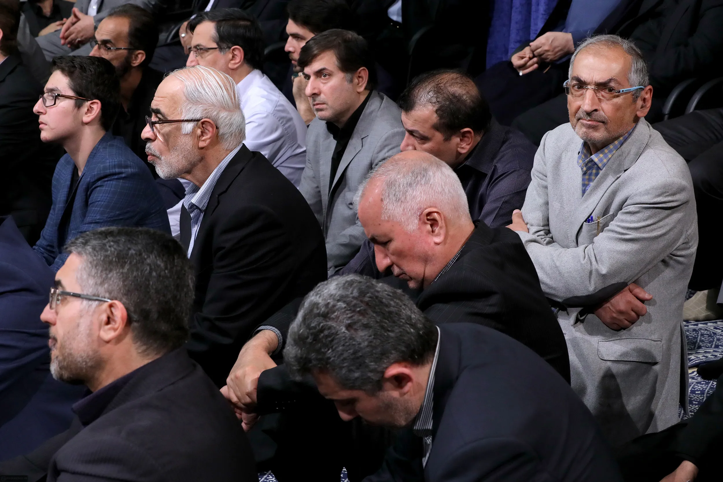 زیباکلام در دیدار با رهبر انقلاب +عکس