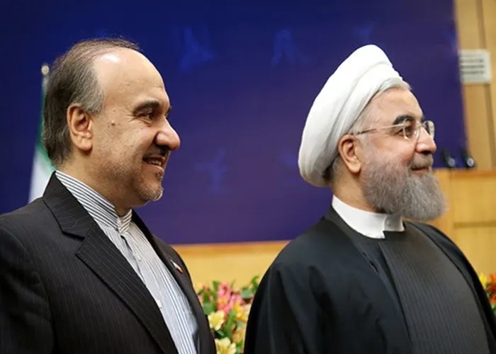 روحانی: چرا برای قهرمانان ورزش دست نمی‌زنی آقای زنگنه!