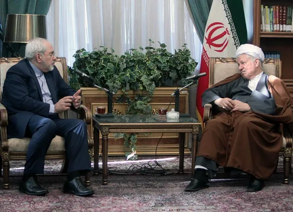 دیدار ظریف با هاشمی +تصاویر