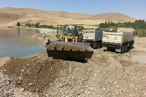 مجوز عجیب برای برداشت شن و ماسه رودخانه ها