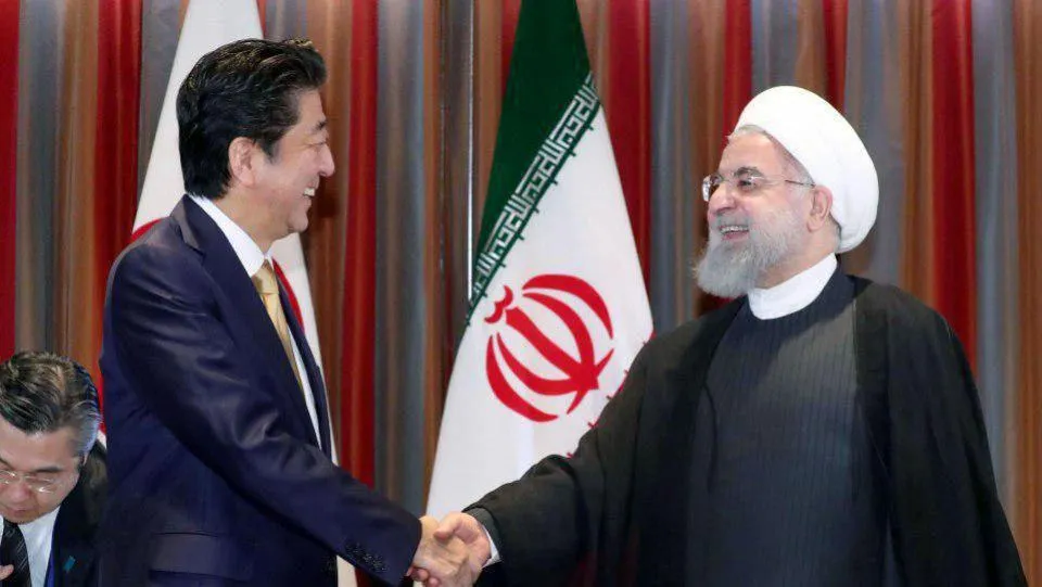 آبه شینزو و روحانی دیدار می‌کنند