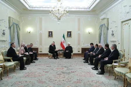 روحانی:‏ ایران از افزایش همکاری‌ با بلاروس استقبال می‌کند