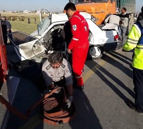 تصادف در جاده شوشاب یک کشته برجای گذاشت