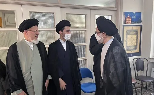 حضور سید محمد خاتمی در منزل مرحوم دعایی