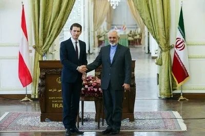 نشست‌خبری ظریف‌و وزیرخارجه اتریش+عکس