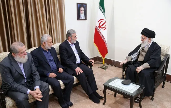 دیدار دبیر کل جهاد اسلامی فلسطین با رهبر انقلاب