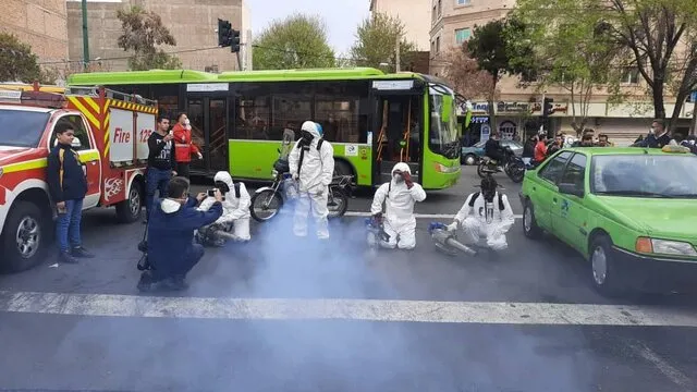 نازی‌آباد ضدعفونی شد +‌عکس