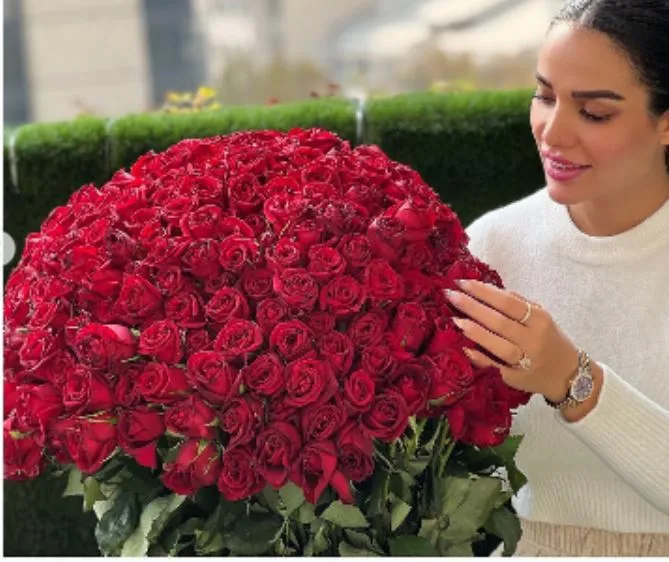 مهدی قائدی همسرش را به چشم نظر بست! + عکس