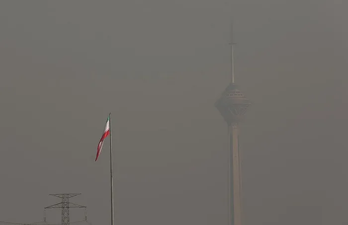 شدت آلودگی هوا در تهران +عکس