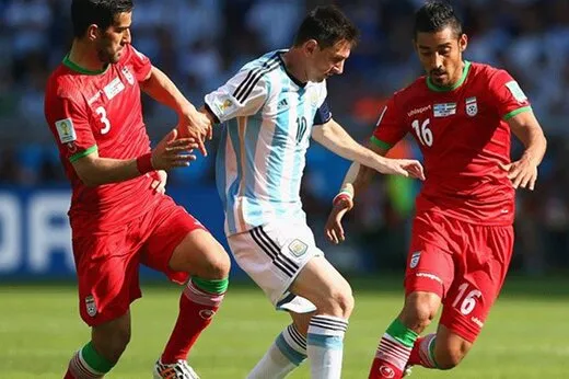 خاطره بازی فیفا از دیدار ایران - آرژانتین