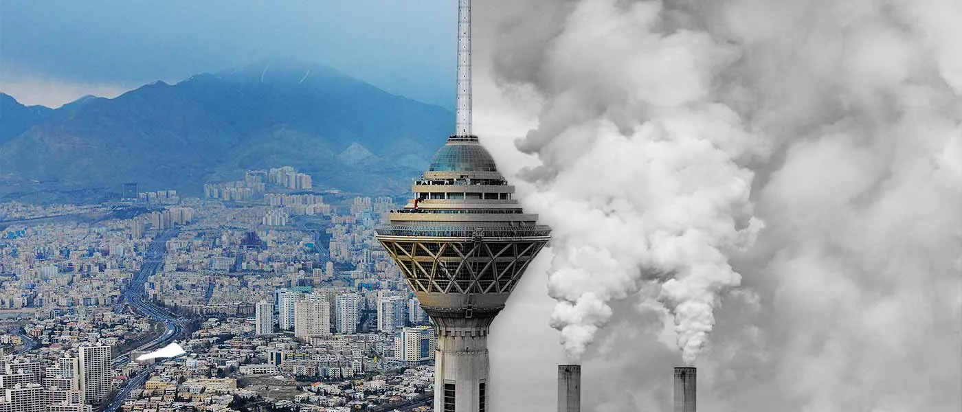 آلودگی امروز هوای تهران +فیلم