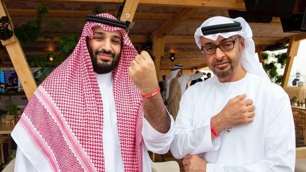 اتحاد جالب به سبک ولیعهد عربستان و ابوظبی +عکس