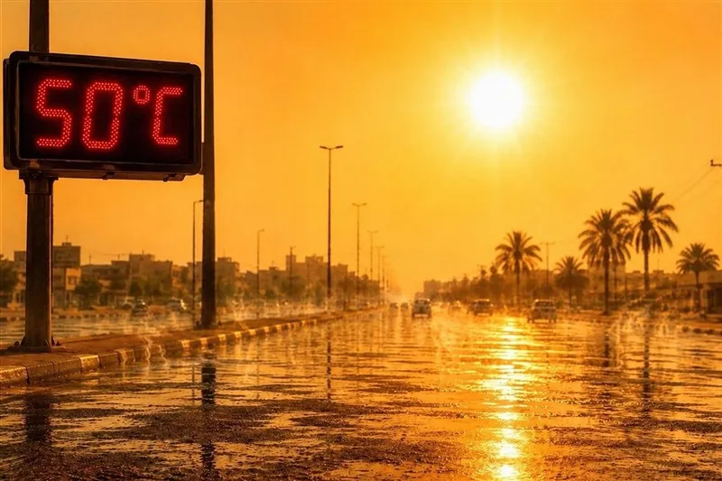 گرمای هوا