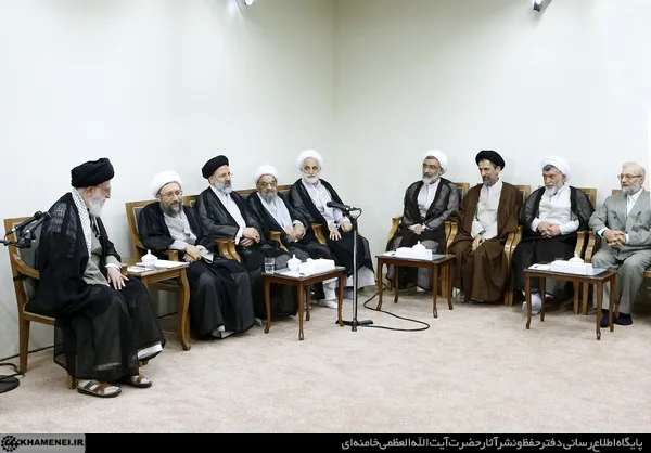 دیدار مسئولان قوه قضائیه با رهبر انقلاب+عکس