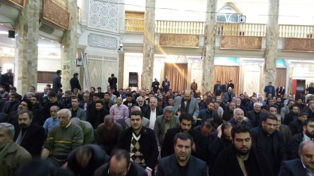 مراسم وداع با پیکر آیت‌الله هاشمی شاهرودی +عکس