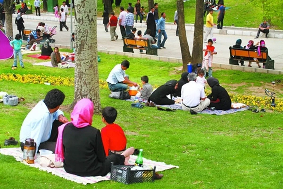 وضعیت هوا سیزده‌ بدر ۱۴۰۴ / هوای کدام شهرها بارانی است کدام آفتابی؟
