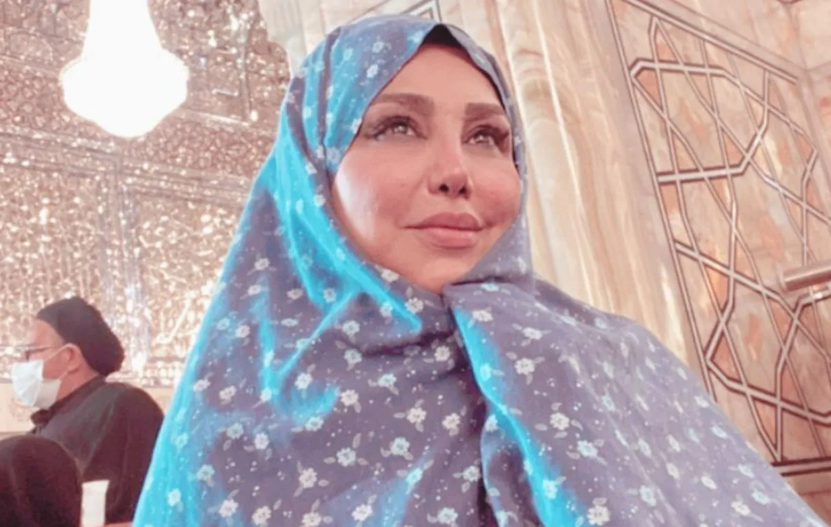 بهنوش بختیاری در مراسم محرم خیابان های مشهد + فیلم