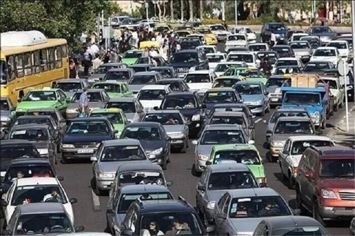 ترافیک سنگین در محدوده پارک‌های جنگلی در تهران