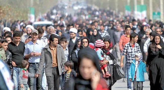 جمعیت ایران 79 میلیونی شد