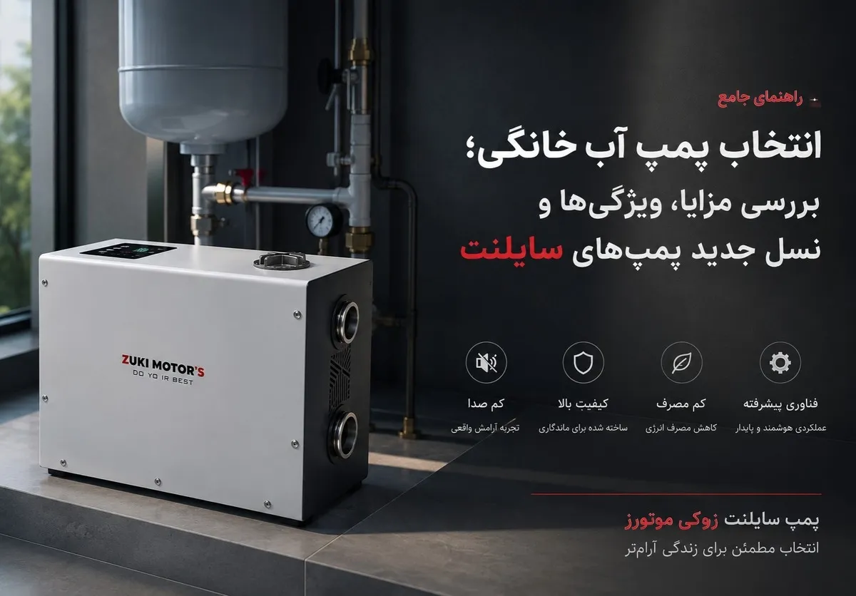 راهنمای جامع انتخاب پمپ آب خانگی؛ بررسی مزایا، ویژگی‌ها و نسل جدید پمپ‌های سایلنت